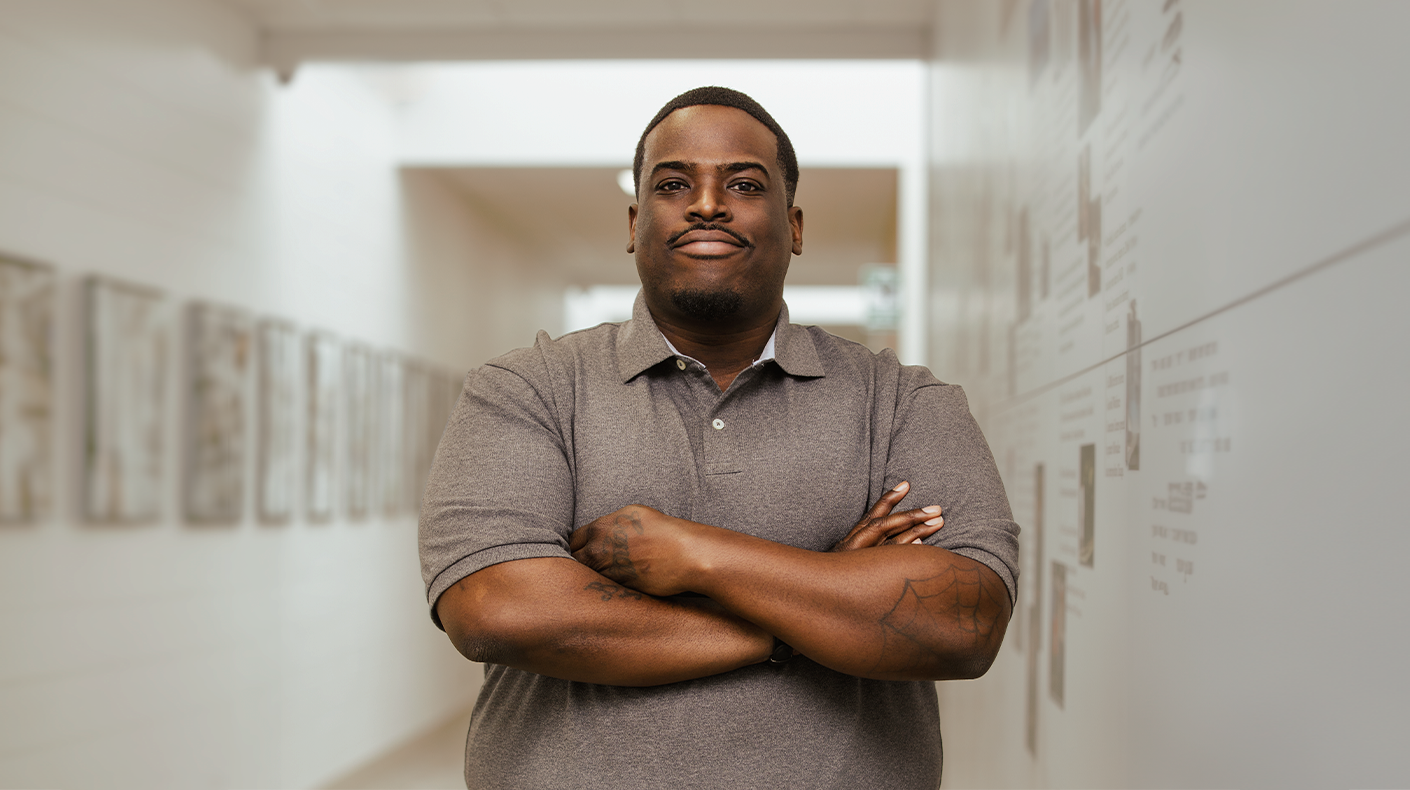 goodwill boys and men of color participant in hallway
